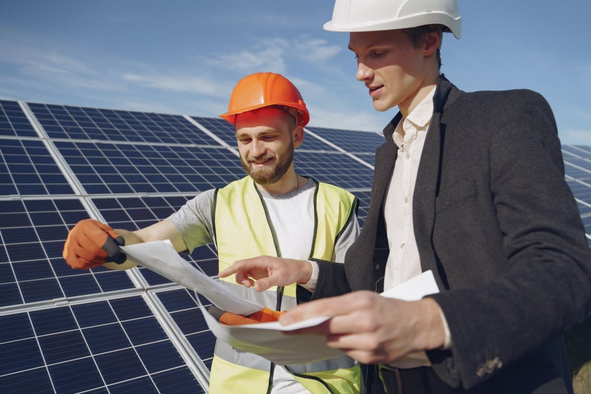 People working together about Solar